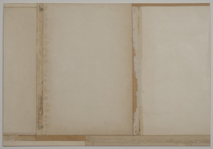 John Fraser, Fading Light I, 2003-2011, graphite and acrylic on collaged papers, 9 x 13 inches (22.9 x 33 cm). © John Fraser / Photo: Laura Mitchell