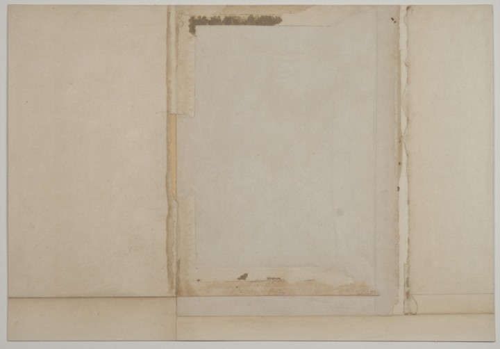 John Fraser, Fading Light II, 2003-2011, graphite and acrylic on collaged papers, 9 x 13 inches (22.9 x 33 cm). © John Fraser / Photo: Laura Mitchell